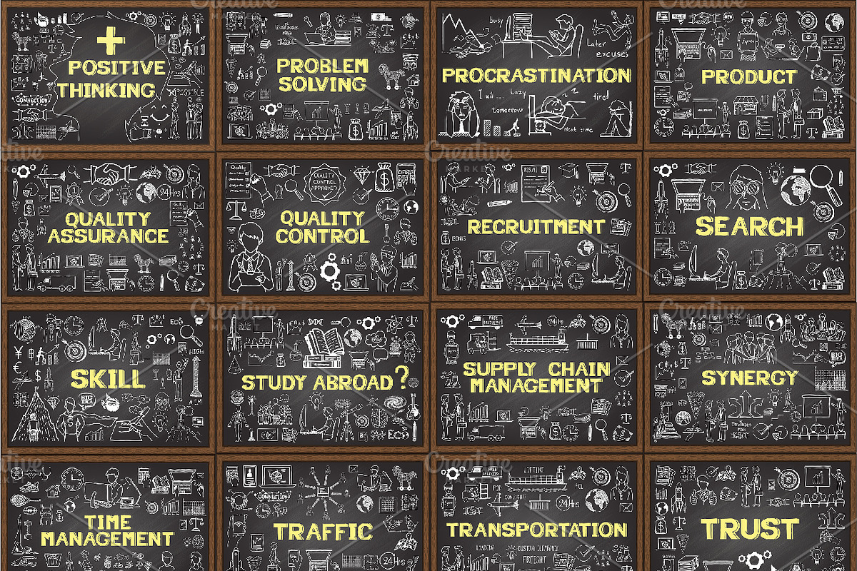 200+ business illustrations, a Templates & Theme by Somjai King (Photo 4 of 6)