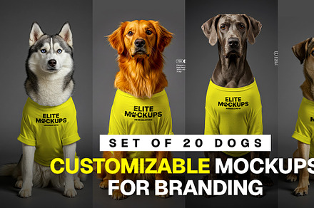 Dog T-Shirt Mockup Collection