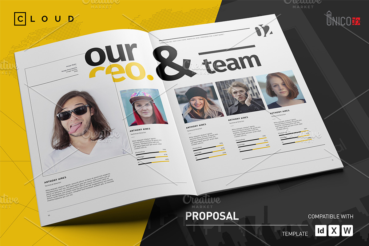 50 Page Full Proposal A4 / US Letter, a Stationery Template by Mastergfx (Photo 12 of 38)