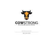 Cow Head Mascot Logo Design, a Branding & Logo Template by Artnivora.Std (Thumbnail 1 of 4)