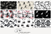 70 Asian ink wash seamless pattern, a Pattern Graphic by Poppy Lane Studio (Thumbnail 3 of 10)