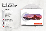 Landscape Calendar 2027 Template, a Stationery Template by MstArtwork (Thumbnail 7 of 7)