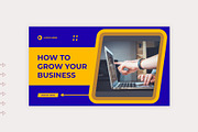 Business YouTube Thumbnail in PSD, a Social Media Template by Lakhan1998 (Thumbnail 5 of 5)