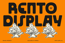CS Rento – Bold Display Font
