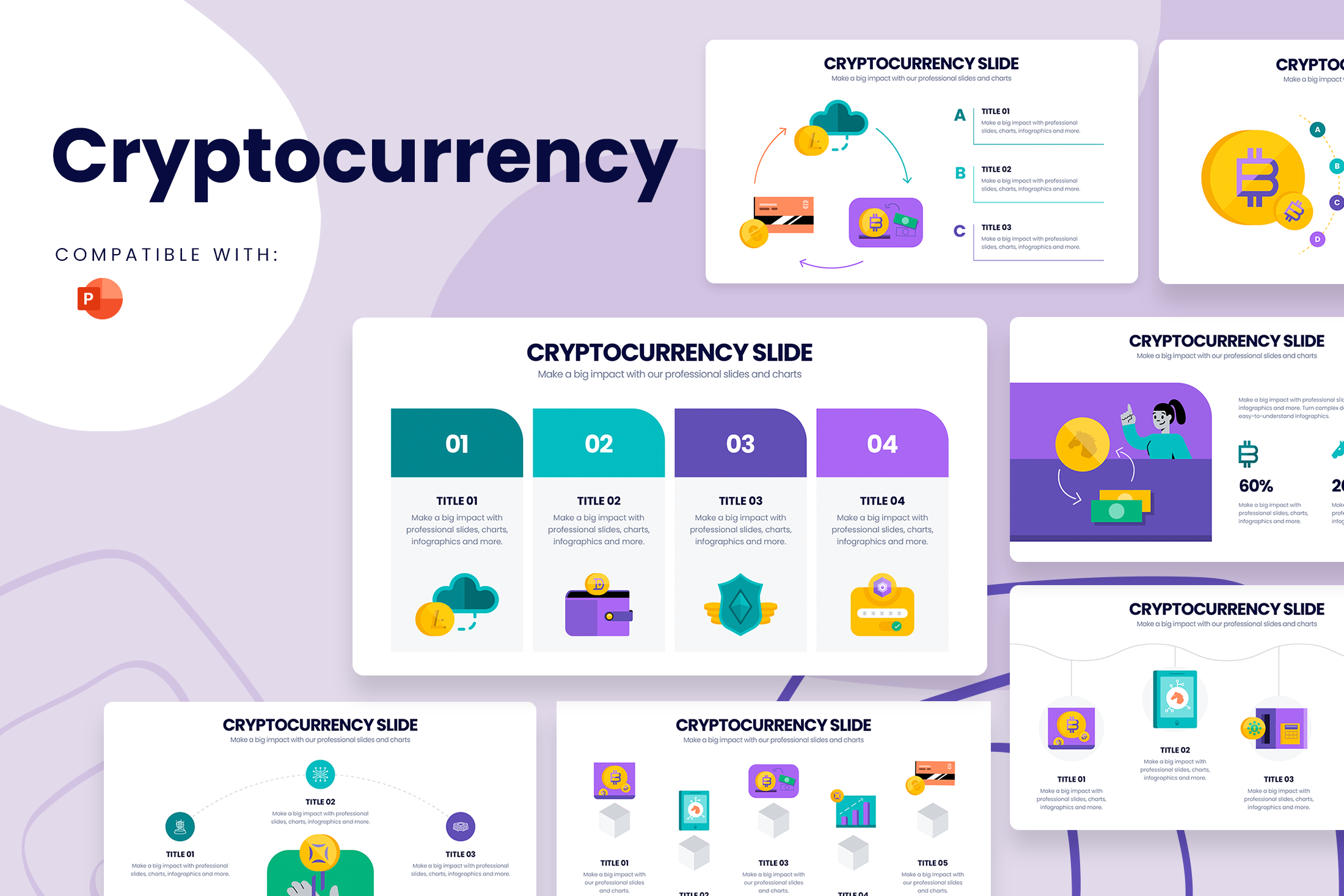 Cryptocurrency Powerpoint Templates, a Presentation Template by Slidesmash