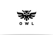 Simple Owl Logo, a Branding & Logo Template by Metrolinevision (Thumbnail 1 of 2)
