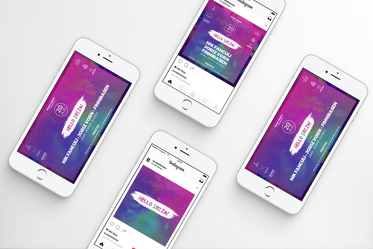 Hello Ibiza Club Social Media, a Social Media Template by Bundo Themes (Photo 3 of 4)
