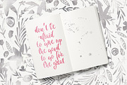 Caricia - handdrawn font, a Script Font by Favete Art (Thumbnail 5 of 8)