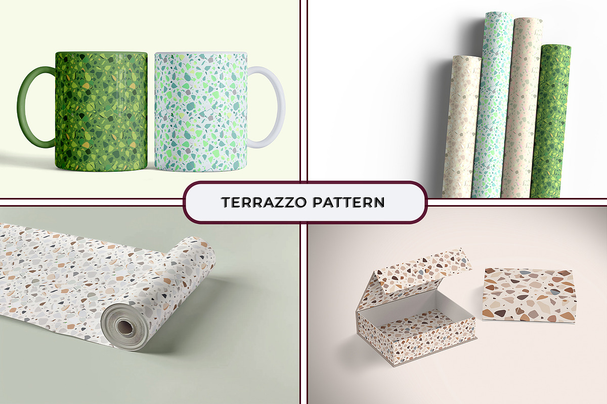 Colorful Terrazzo Seamless Pattern, a Pattern Graphic by RevintageStudio (Photo 6 of 9)