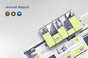 Annual Report Presentation Template, a Presentation Template by JetzTemplates (Thumbnail 1 of 5)