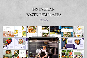 Food Social Bundle Canva