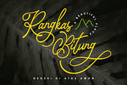 Bragitha - Stylish Font, a Script Font by Nurmiftah (Thumbnail 12 of 13)