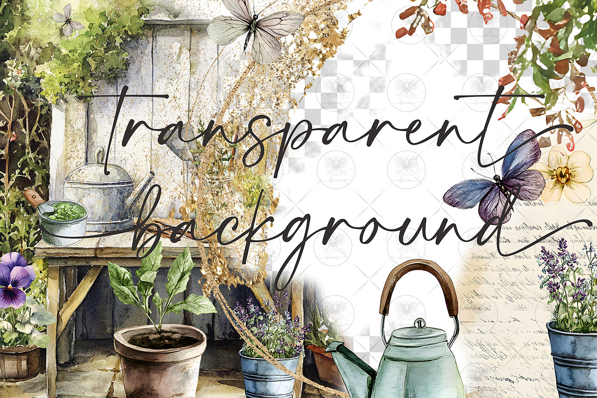 Garden Items Clipart, an Illustration by BigCakeBee (Photo 2 of 4)