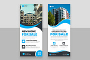 Real Estate Agency Roll Up Standee, a Stationery Template by Designgrove (Thumbnail 1 of 3)