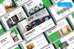 Hegazy – Furniture Keynote Template, a Presentation Template by kreatifreya