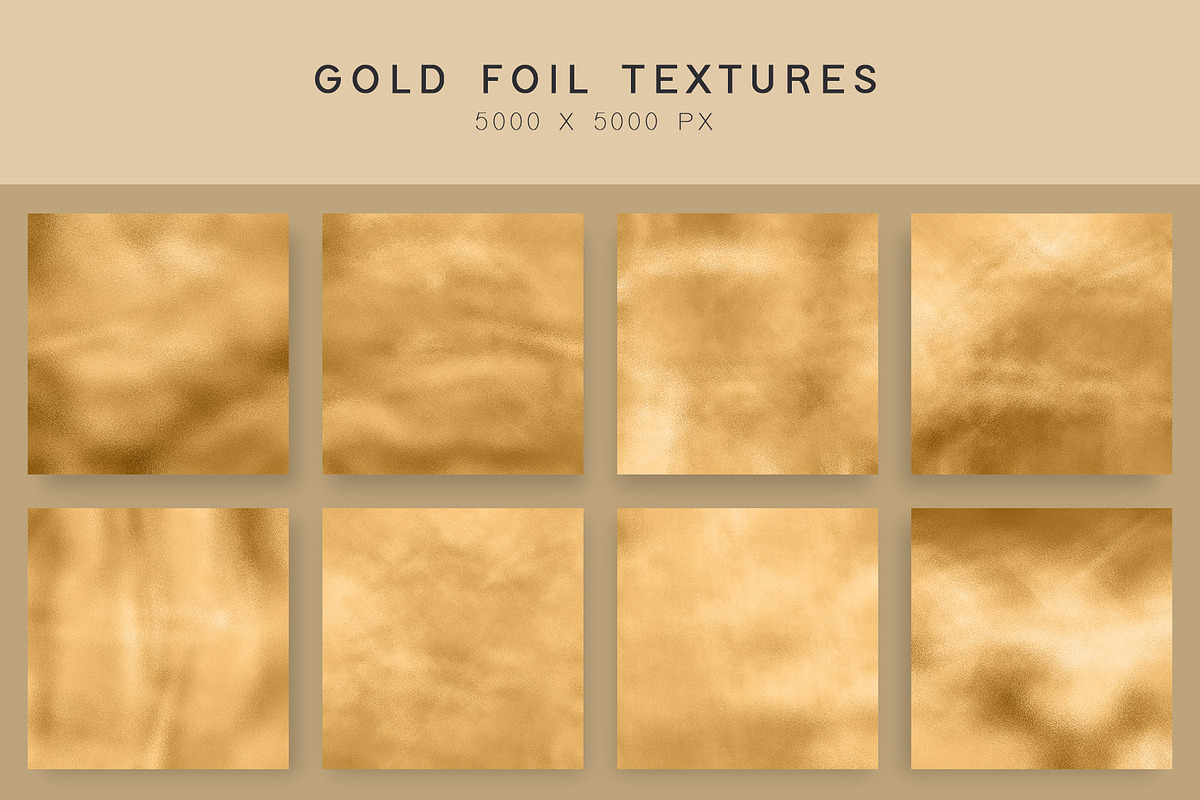 Metallic Gold & Silver Foil Textures, a Texture Graphic by Aurora Graphics (Photo 4 of 6)