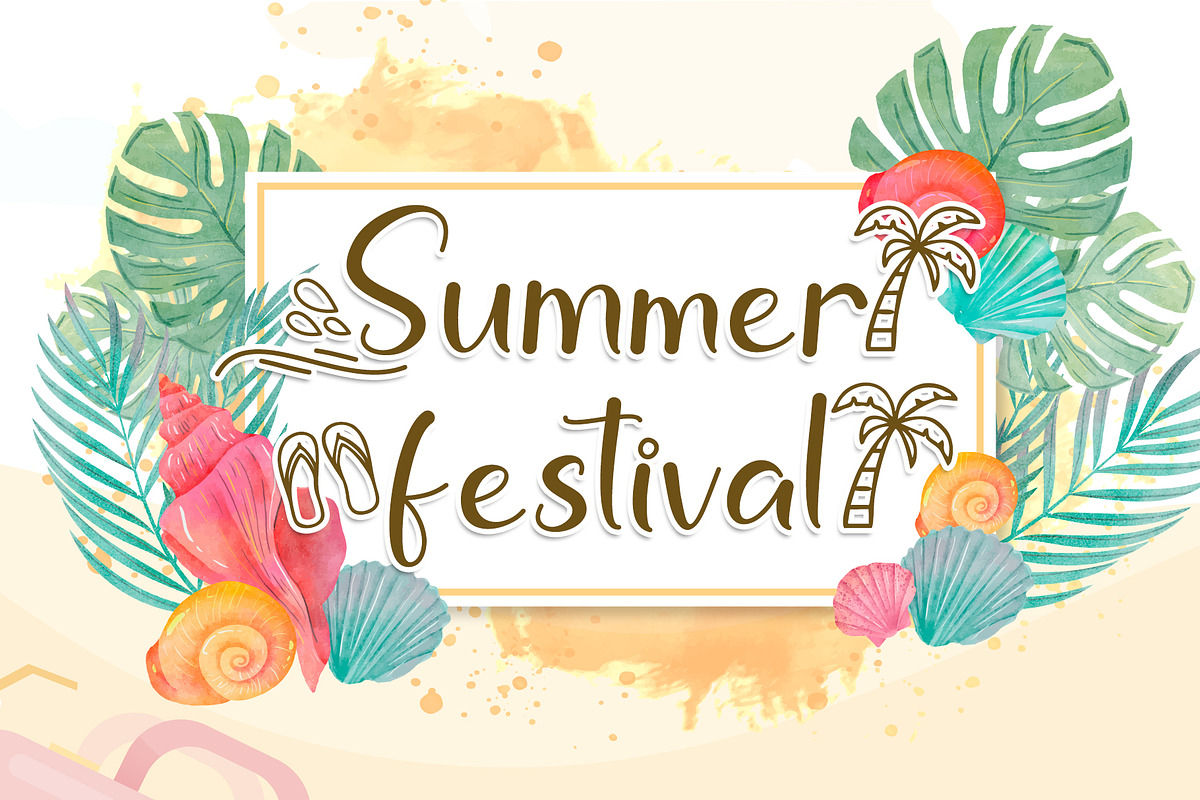 Summer Story, a Font by AEN Creative Studio (Photo 4 of 10)
