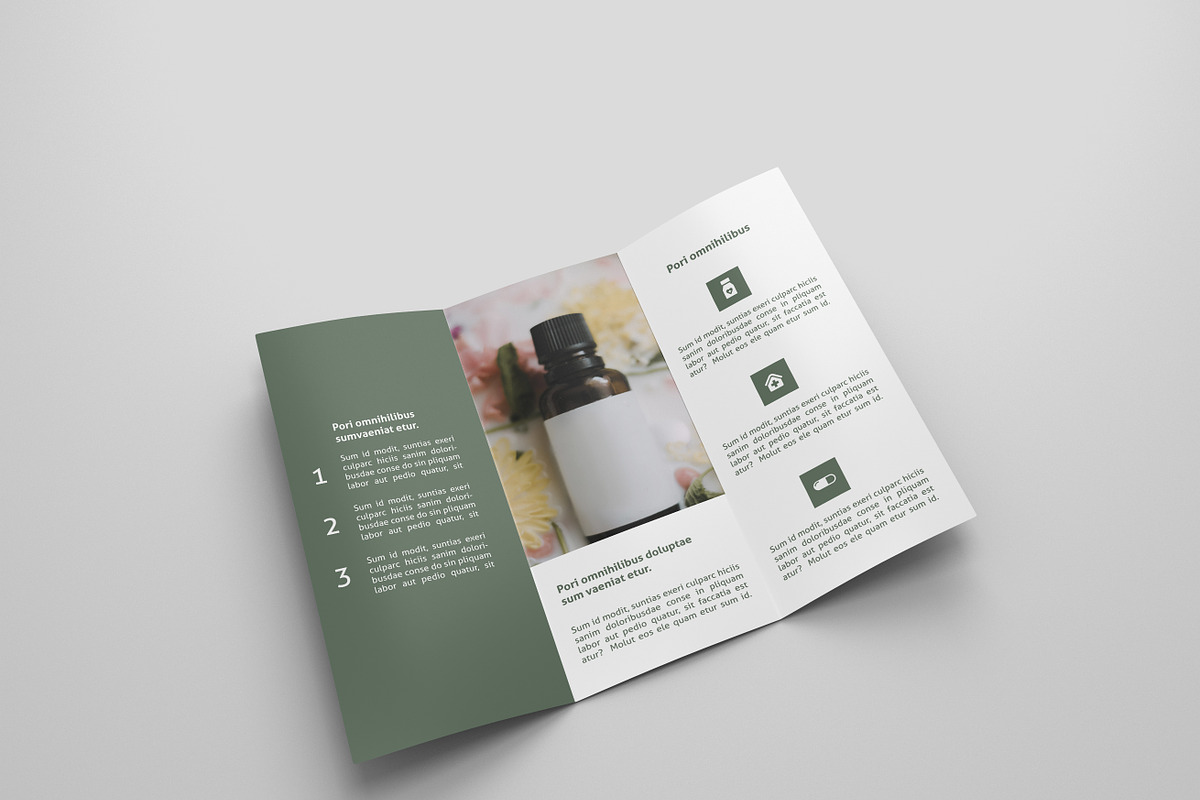 Medicine Tri-fold Brochures, a Brochure Template by Creatricks (Photo 2 of 2)