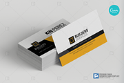 Construction Canva Business Card 03, a Business Card Template by PSDPixel (Thumbnail 2 of 4)