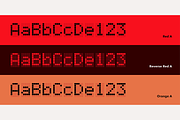 LCD HD44780 - Color Pixel Font, a Font by SelfBuild Type (Thumbnail 7 of 17)