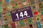 Covers Art Nouveau - giga set, a Decorative Illustration by Stanislav Kharchevskyi (Thumbnail 6 of 11)