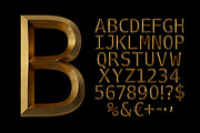 Golden Rome Font, a Font by Handmadefont (Thumbnail 2 of 9)