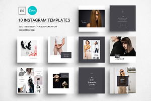 Instagram Promotion Template, a Social Media Template by retrographix