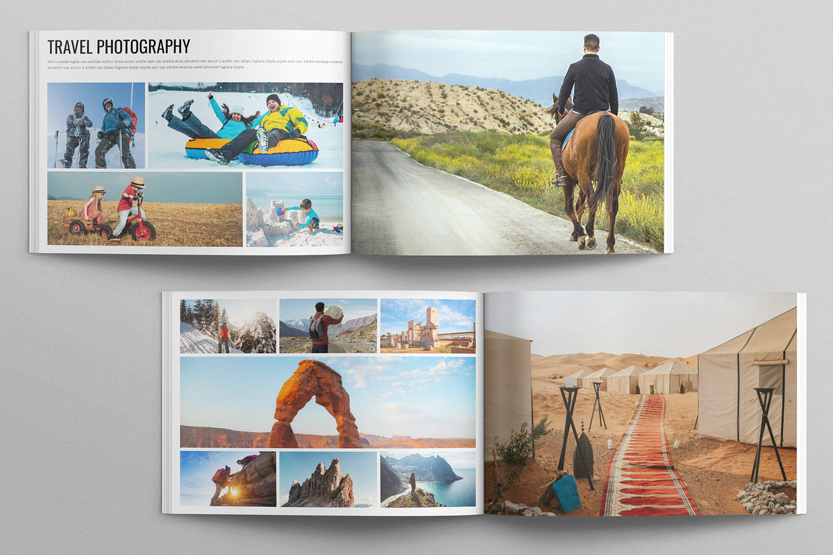 Photo Book Layout Design Template, a Brochure Template by E-Type (Photo 5 of 8)