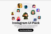 Instagram UI Pack After Effect, a Social Media Template by Loin Studio (Thumbnail 3 of 3)