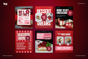 Bakery & Dessert Social Media Pack