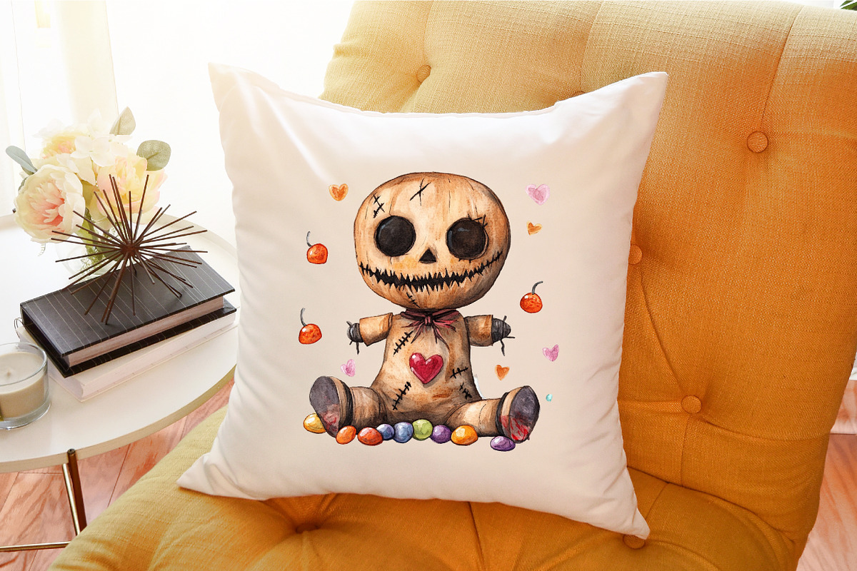 Halloween Voodoo Doll Clipart, an Illustration by Sublimation Artist (Photo 6 of 6)