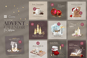 Advent Calendar Instagram, a Social Media Template by Imagination Area (Thumbnail 1 of 5)