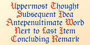 OldHaroldRee, a Blackletter Font by Ingrimayne Type (Thumbnail 3 of 6)