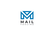 Mail Letter M Logo, a Branding & Logo Template by johnkent (Thumbnail 1 of 3)