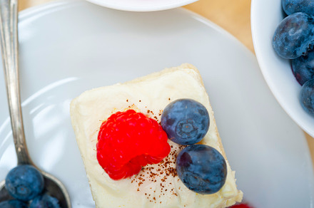 fresh raspberry and blueberry cake, a Food & Drink Photo by keko64