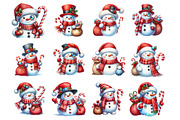 Silver Christmas Snowman, an Illustration by Design Market (Thumbnail 3 of 4)