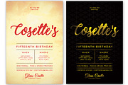 Simple Birthday Invitation, a Card Template by KiraYamato Design Studio (Thumbnail 2 of 7)
