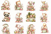 Whimsical Summer Animals with Fruit, an Illustration by Designworld (Thumbnail 3 of 8)