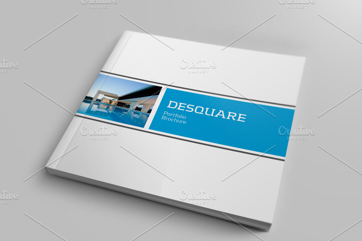 Square Portfolio Brochure, a Brochure Template by banks (Photo 1 of 5)