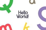 Happy Single Cute Font, a Font by Dicubit (Thumbnail 7 of 10)