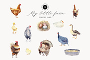 MY LITTLE FARM Watercolor set, an Animal Illustration by Lemaris (Thumbnail 9 of 12)