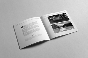 Minimal Square Magazine Template II