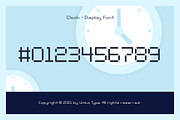 Clock Pixel Game Font, a Font by alpercakici (Thumbnail 5 of 8)