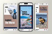 Travel Social Media Post Story, a Social Media Template by MightyDesign (Thumbnail 2 of 6)