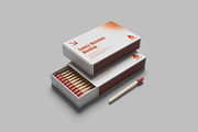 Matches Mockup, a Packaging Mockup by AndikaGraphic (Thumbnail 5 of 6)