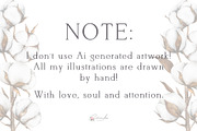 Cotton Plant Watercolor, an Object Illustration by CaraulanStore (Thumbnail 10 of 10)
