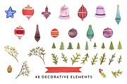 Hand Lettered Christmas Overlays 2, an Illustration by Boelter Design Co (Thumbnail 4 of 6)