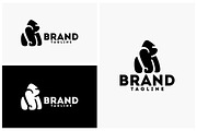 Gorilla Logo Template, a Branding & Logo Template by Metrolinevision (Thumbnail 2 of 2)