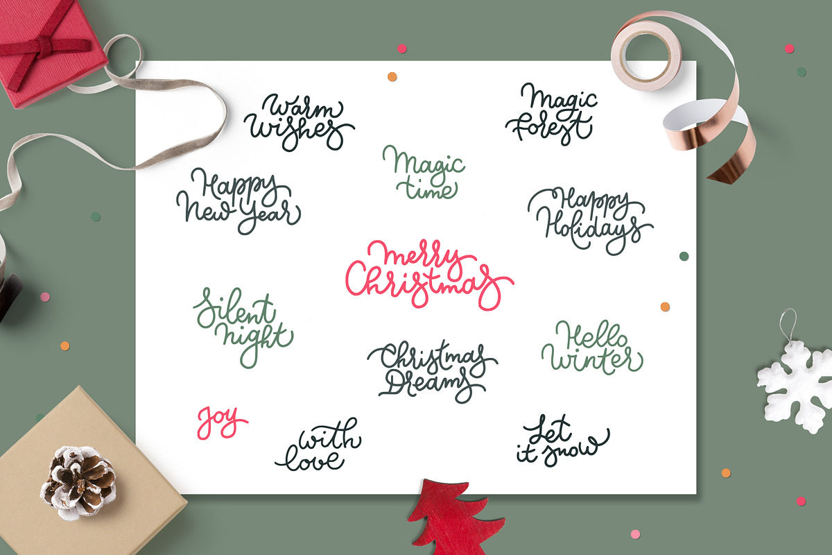 Vector Christmas Animals, an Animal Illustration by Molly art (Photo 9 of 9)