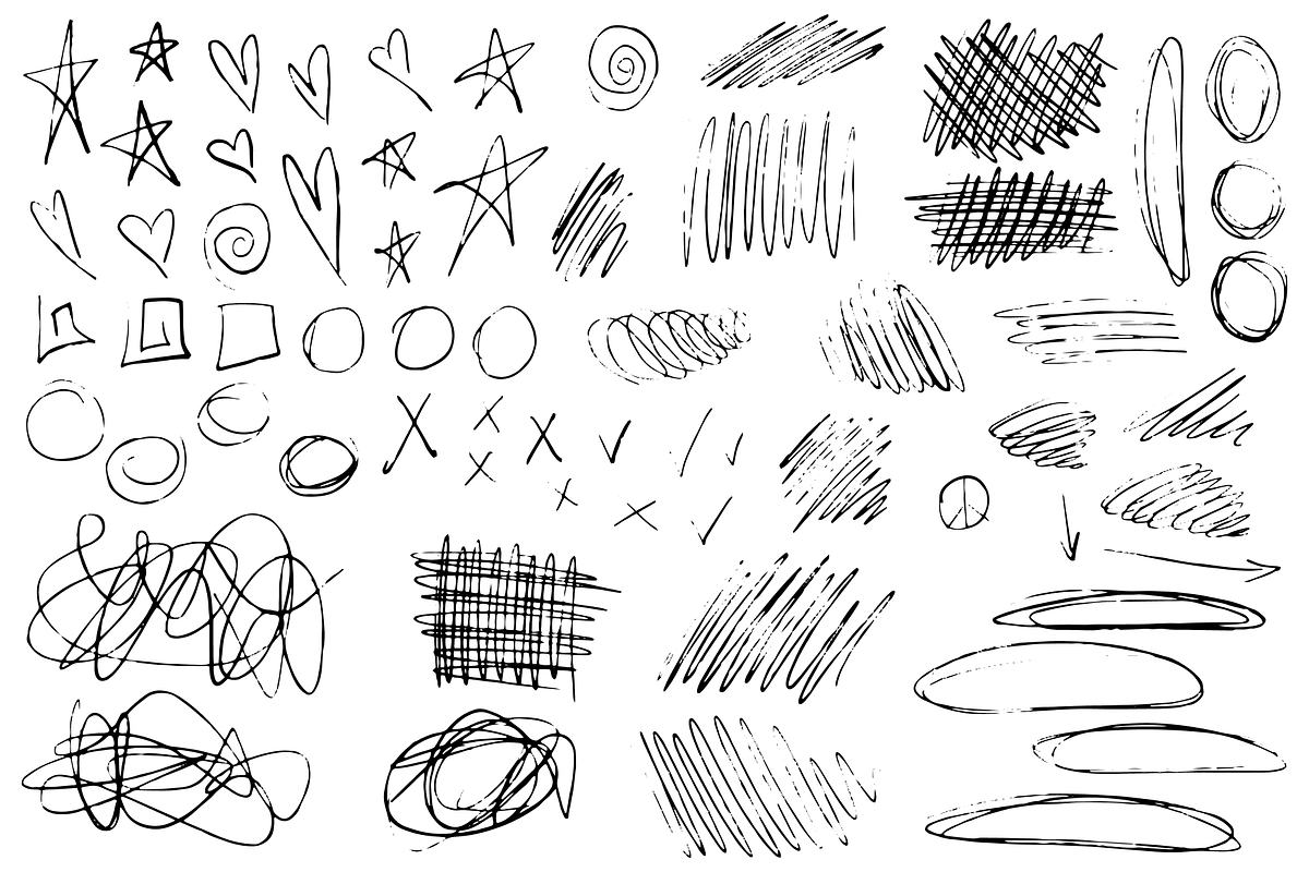 300+ vector marker abstract shapes, an Object Graphic by Kyuubisa's Graphics (Photo 3 of 5)